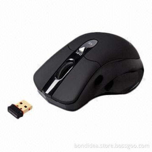 Wireless Optical Mouse, Sized 115.8 x 73 x 37.5mm, No Work Delay